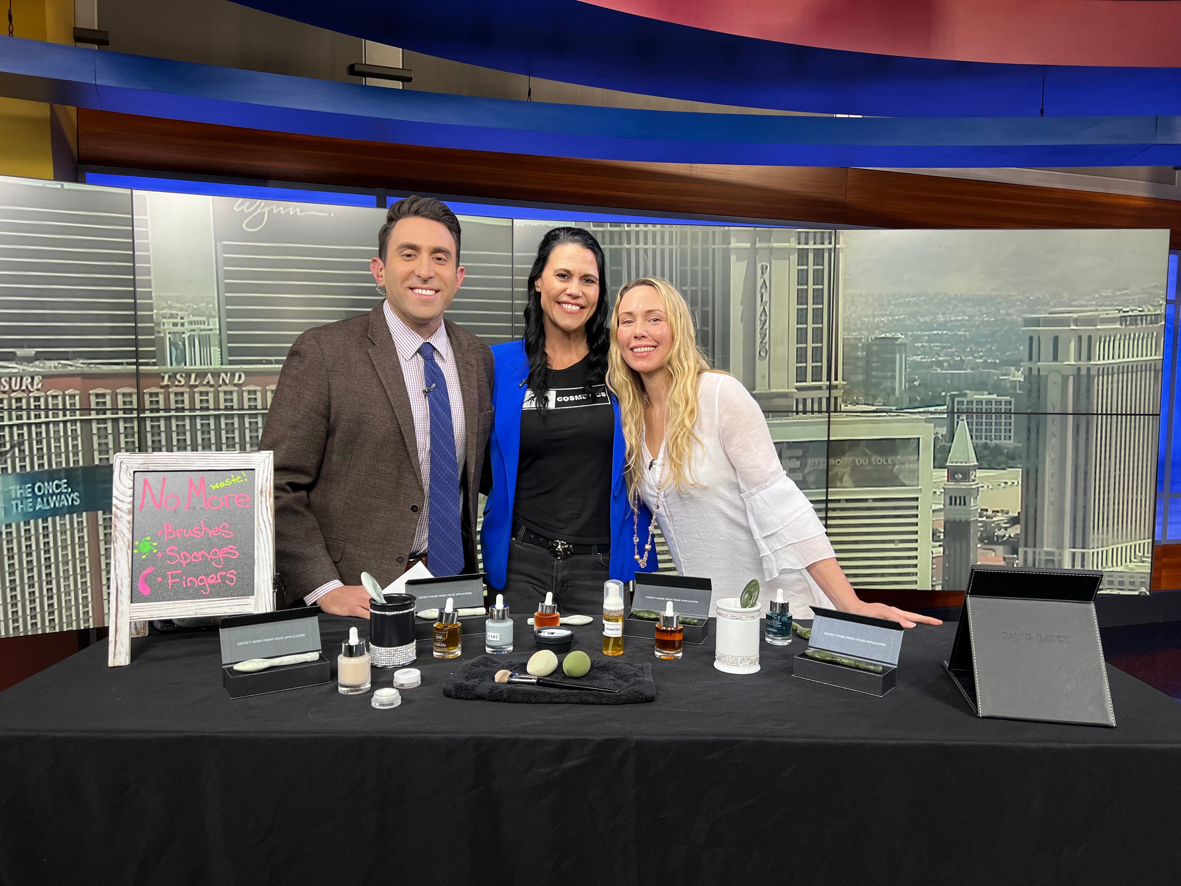 ATA Cosmetics on Las Vegas Channel 3 NBC for National Skincare Day