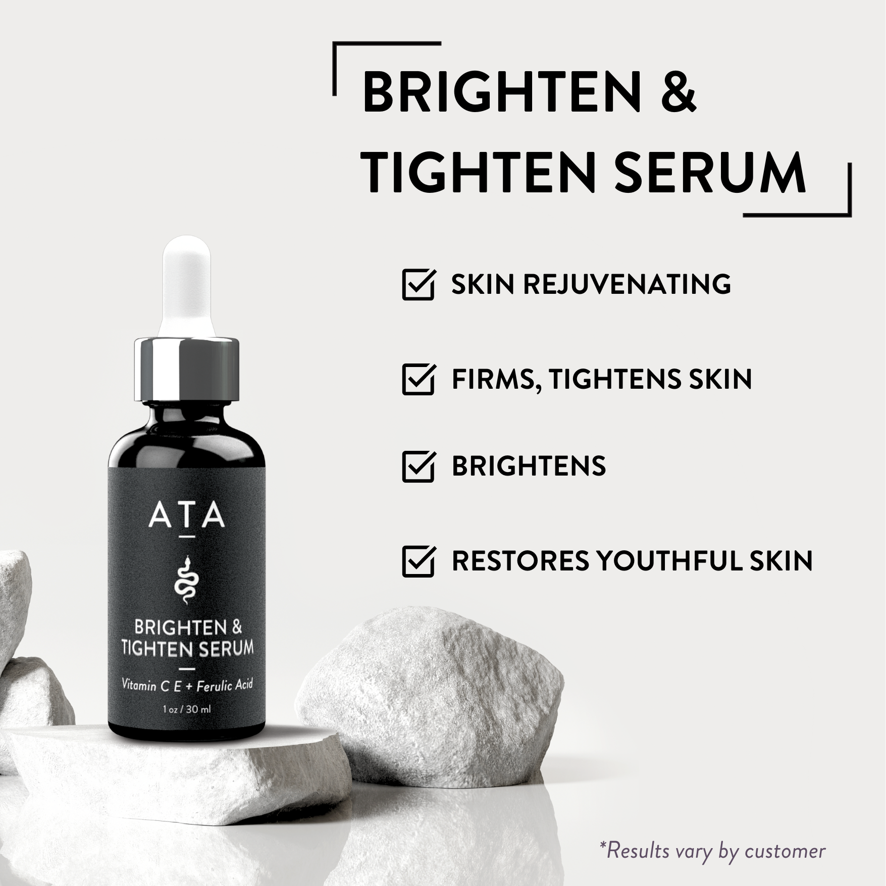Brighten & Tighten Serum | ATA Cosmetics