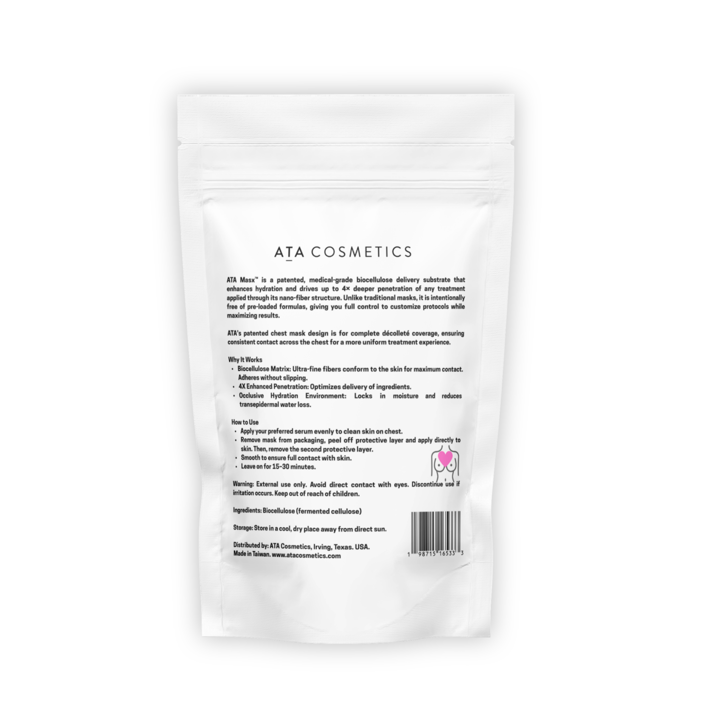 ATA Masx™: Biocellulose Chest (serum-free)
